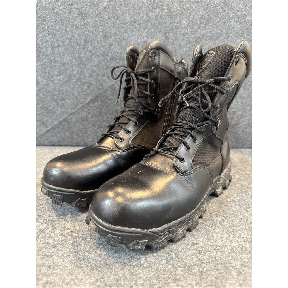 Rocky AlphaForce 8" Tactical Boots Men's 12 Wide Black Composite Toe 6173